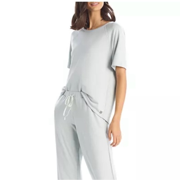 NWT Natori Solid Knit French Terry Tee XL - Picture 1 of 2